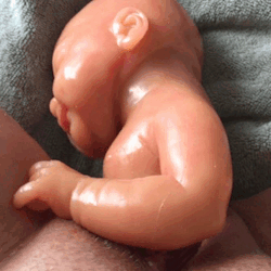 preggovictim:  upthesnatch:  Baby doll birth   This is fucking