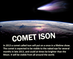 spaceplasma:  C/2012 S1 (ISON) is a sungrazing comet discovered