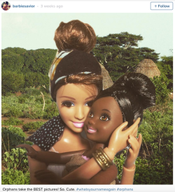 heyblackrose:  mashable:  ‘White Savior Barbie’ brilliantly