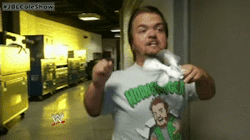 Never have I wanted to be Hornswoggle but look at how close he