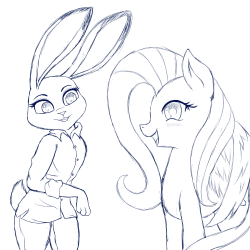 ask-confident-fluttershy:Couldn’t sleep, so have a sketch request