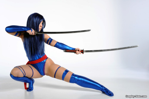 Psylocke set ready on www.cosplay-mate.com (paysite)Â  the full set is 68 pictures. Sorry about the hair color, the purple spay didnt hold and it to much a pain to change in photoshop because of the blue suit. I gonna startÂ  working on the video, it