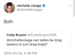fruit-floral-nut: Reminder that Michelle Visage knows what’s