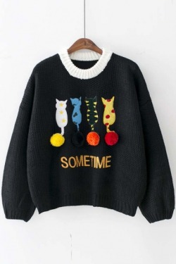 bluetyphooninternet: Cat Tops. Sweaters:  001 -   002  Shirts: