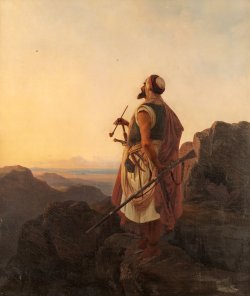 fleurdulys:  Bedouin at Dawn - Niels Simonsen 19th century 