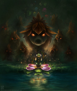 triforceof-power:  Majora’s Mask: The Transformation by =uniqueLegend