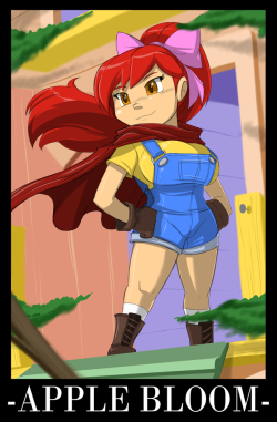 shonuff44: Greatdragon Comm: APPLE BLOOM Commission of Humanized