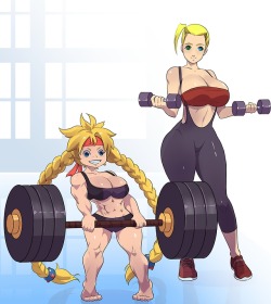 club-ace: Gym time by altertwentytwo Because exercise is important,