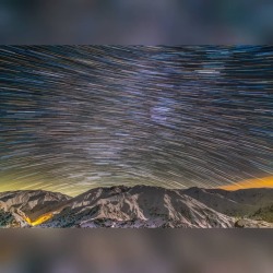 Alborz Mountain Star Trails #nasa #apod #twan #stars #skyscape