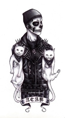 psychobat-art:  Of course All Cats Are Beautiful haha.  Totally