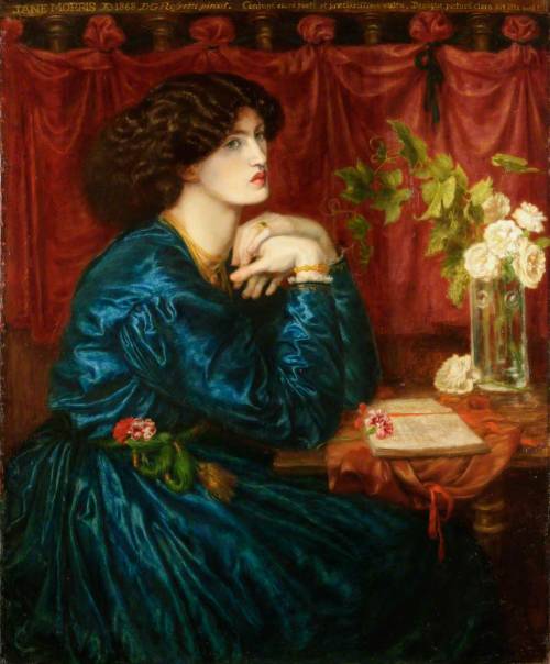 blondebrainpower:  Dante Gabriel Rossetti (1828-1882), Jane Morris
