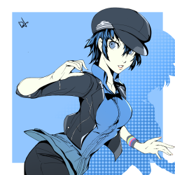 brinkofmemories:Naoto from Persona 4, in her Persona 4 Dancing