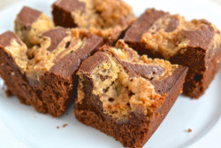 cake-stuff:  Peanut Butter Swirl BrowniessourceMore cake &