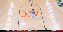 theworldspeaksthrough14:  Shane Larkin off the glass to Kenny