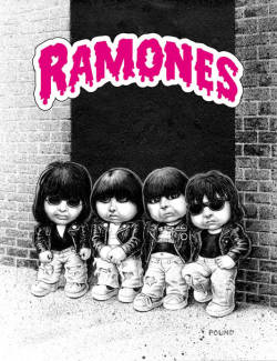 mitchattitude:  Ramones + Garbage Pail Kids = Bliss! 