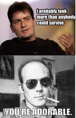 Hunter S. Thompson versus Charlie