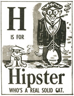 atomic-flash:H IS FOR Hipster - Cracked Magazine #13, March 1958