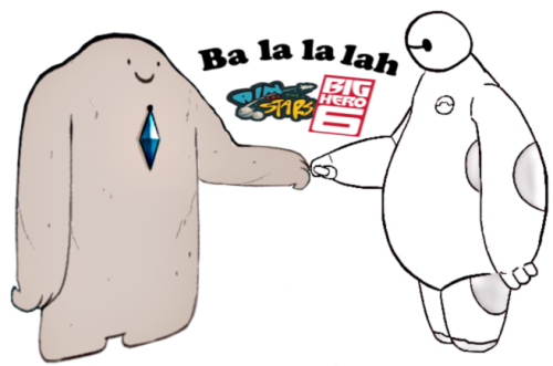 jucys01:I noticed that Baymax is similar to Henge a character from @moringmark