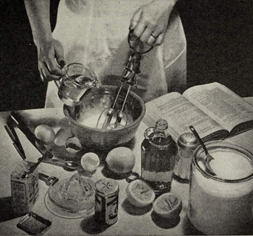 nemfrog:  Making mayonaise. Foundations for living. 1943.Internet