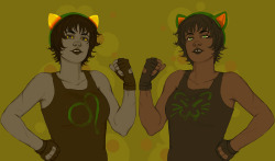 nastycustomer:  a nepeta request, similar to this! based on harumi’s