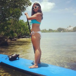 oneandonlyklara:  Paddleboarding #kwlife #saltlife #oceanlove