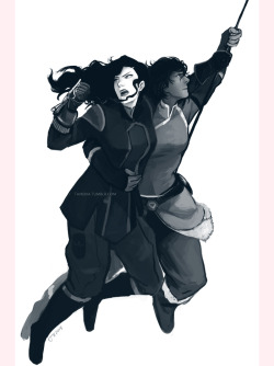 taikova:  girlfriends get to save the world together~~ also korra