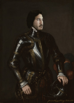 friendlyyelling:  Sir Markiplier of Brennenburg Castle, December 2014 Original painting by Circle of Antonis Mor van Dashorst (Public Domain)Edited by friendlyyelling (That’s meee!)Screenshot of Mark provided by skellyscooInspired by the work of replacefa