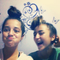 maravilhosos coques #me #and #littleshit #home #laughing #bun