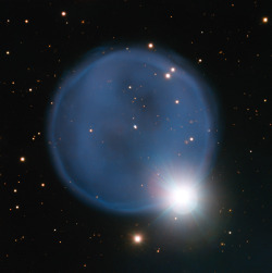 spaceplasma:  The planetary nebula Abell 33 captured using ESO’s