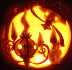 retrogamingblog:  Ghost Pokemon Jack-o-Lanterns made by Johwee