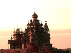 mad-moiselle-bulle:Wooden church of Transfiguration, Kizhi (