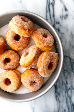 sweetoothgirl:  Puff Pastry Donuts