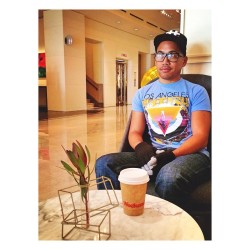 jaynotjason:  Having coffee at the gorgeous Joule Hotel in Dallas