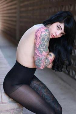 tattooedwomenarebeautiful:  Modèle: Chelsea Vittorio