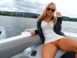 girlsgoingcommando3:  Blonde commando 10