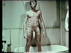 thick8by8:  thegaywaywewere:  Unknown model.   Hung vintage….
