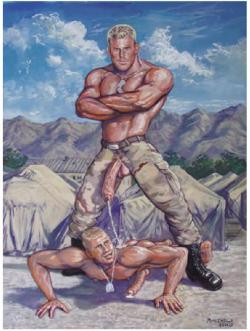 men-in-art:  Military PissMarc DeBauch