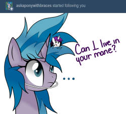 askaponywithbraces:  askgore-brony:  I love your mane… can