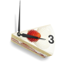 goes54667752:  ショートケーキ・クロック（3時のおやつ時計）日本で3時といえばおやつの時間。それさえしっかり把握できれば、今日もきっと良い一日です。Shortcake