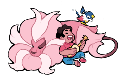 arieldraws:  steven has made some friends too 