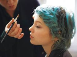 vergen: léa seydoux behind the scenes of blue is the warmest