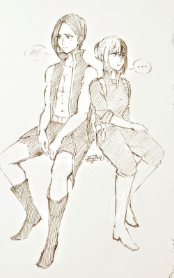 hazel0217:  I kind of missed my genderbends ahahahah (:з」∠)_