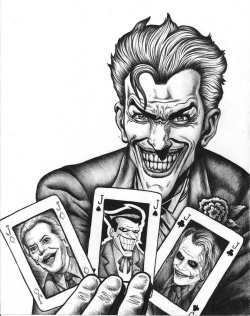 jokersjollies:  Check out this awesome pen drawing my girlfriend