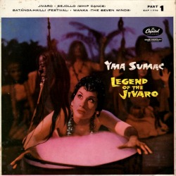 sladesounds: Yma Sumac - Legend Of Jivaro 7” Vinyl EP 1957