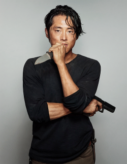 dailytwdcast:  Steven Yeun as Glenn Rhee photographed by Dylan