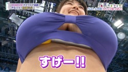 ぷるるんお宝画像庫 : Iカップグラドル柳瀬早紀がテレビで特大乳を見せまくりな件