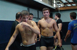 homoeroticusrex:  Here’s a bunch of sweaty dudes at wrestling