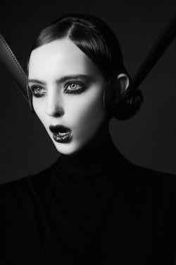 black-white-madness:  Madness:   model - Bambi Ultra Model Agency