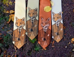 soulpowwerz:  Fantastic Mr Fox ties. 