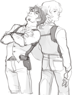 johnnyfeelinfine:  Tiger&Bunny AU in which all the NEXT are